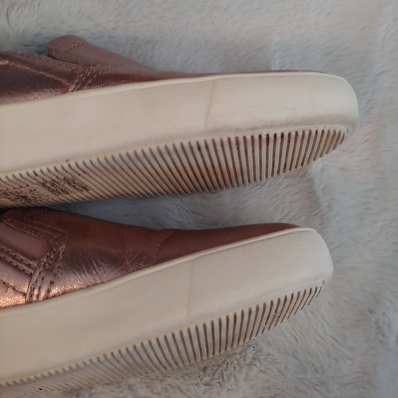 Naturalizer pale pink metallic leather slipon loafer size 7 - Picture 9 of 14